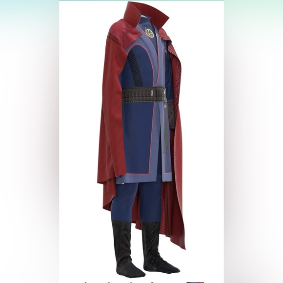 Men Jumpsuit Ring Props with Magic Power Necklace(size 170) - Picture 2 of 8